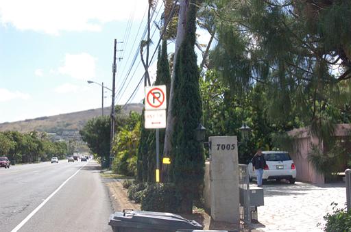 no parking sign